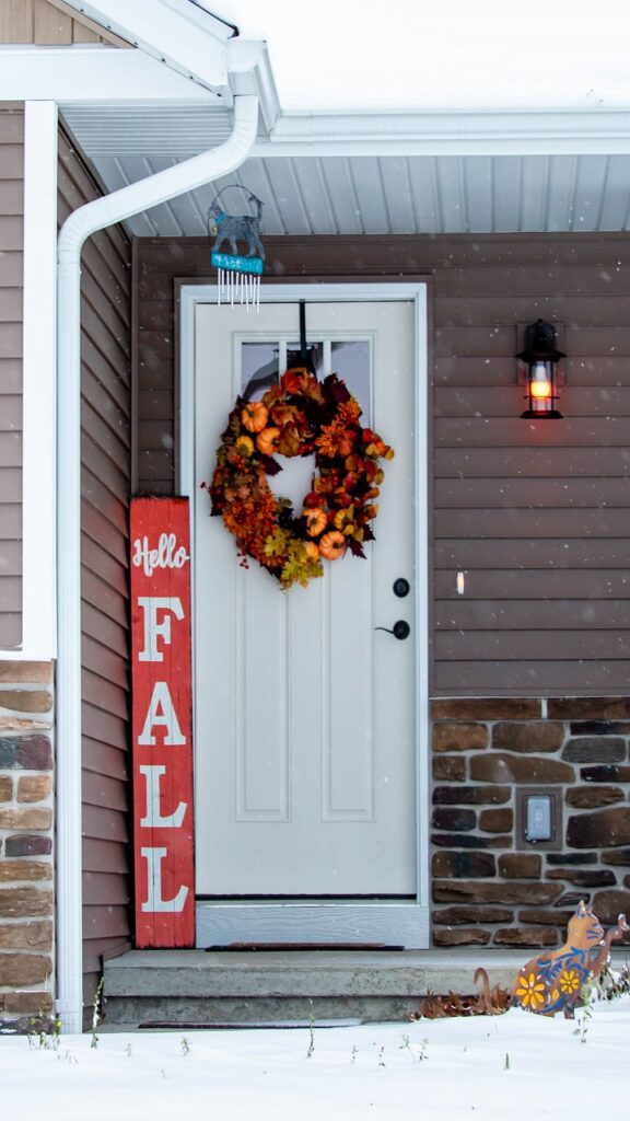 Your Front Door Is the One Thing That Actually Has to Read as Fall