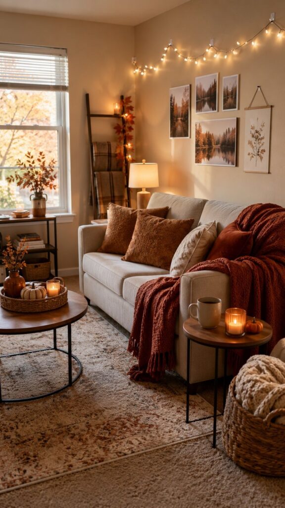 Renter-Friendly Fall Room: Cozy Autumn Decor With Zero Damage