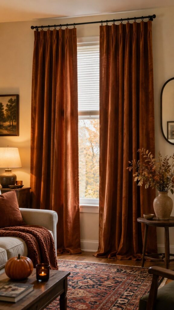 Tension Rods and Clip Rings Give You Full Curtains Without a Single Hole