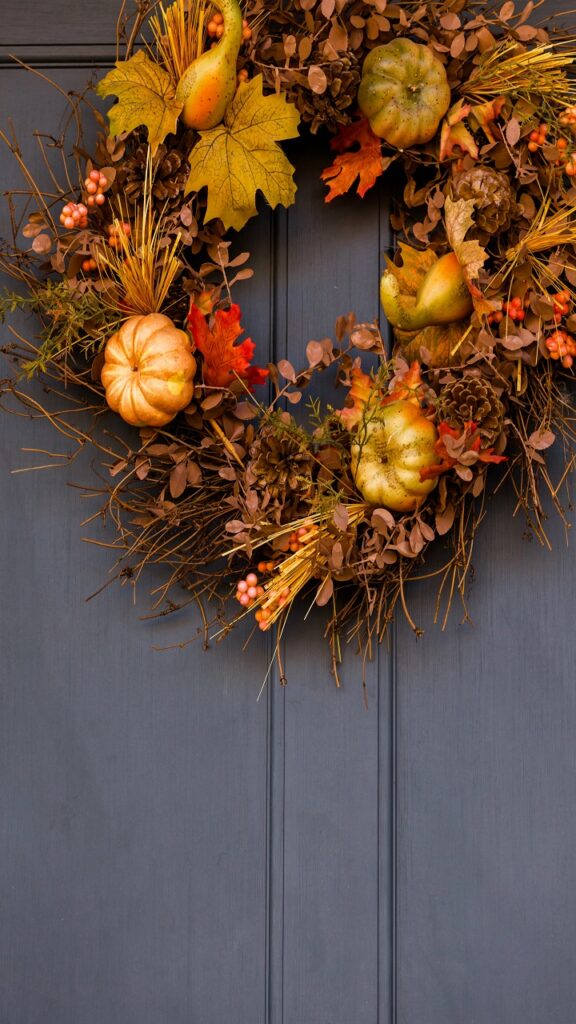 Small Front Porch Fall Decor Is About Restraint, Not Sacrifice
