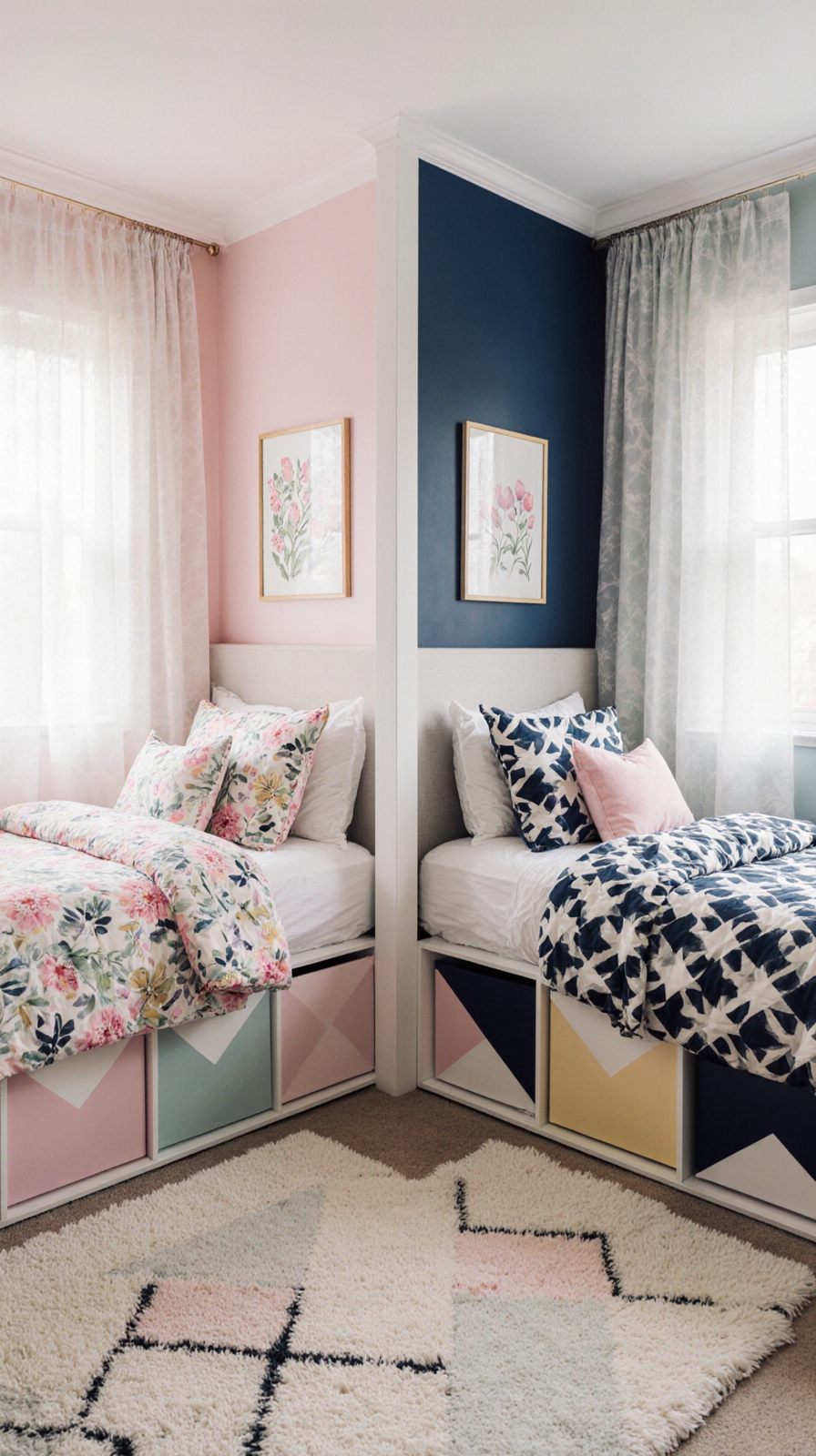 color coded under bed storage solutions