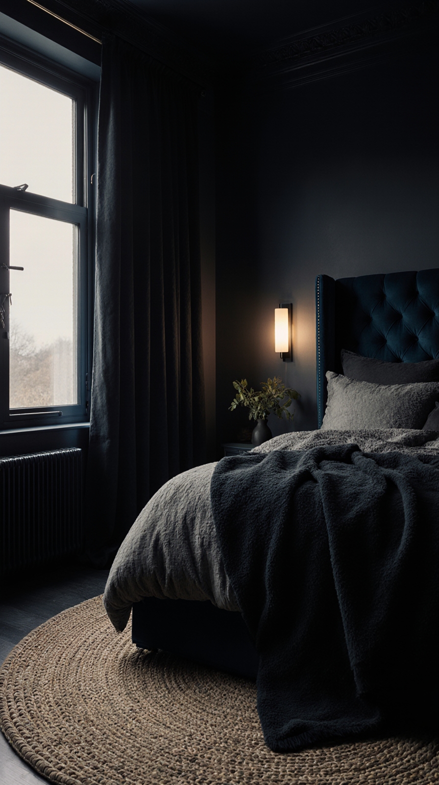 cozy dark bedroom colors