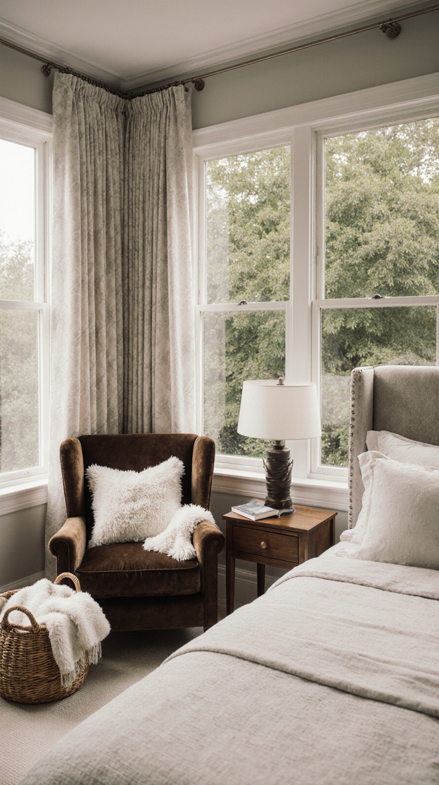 cozy inviting seating corner