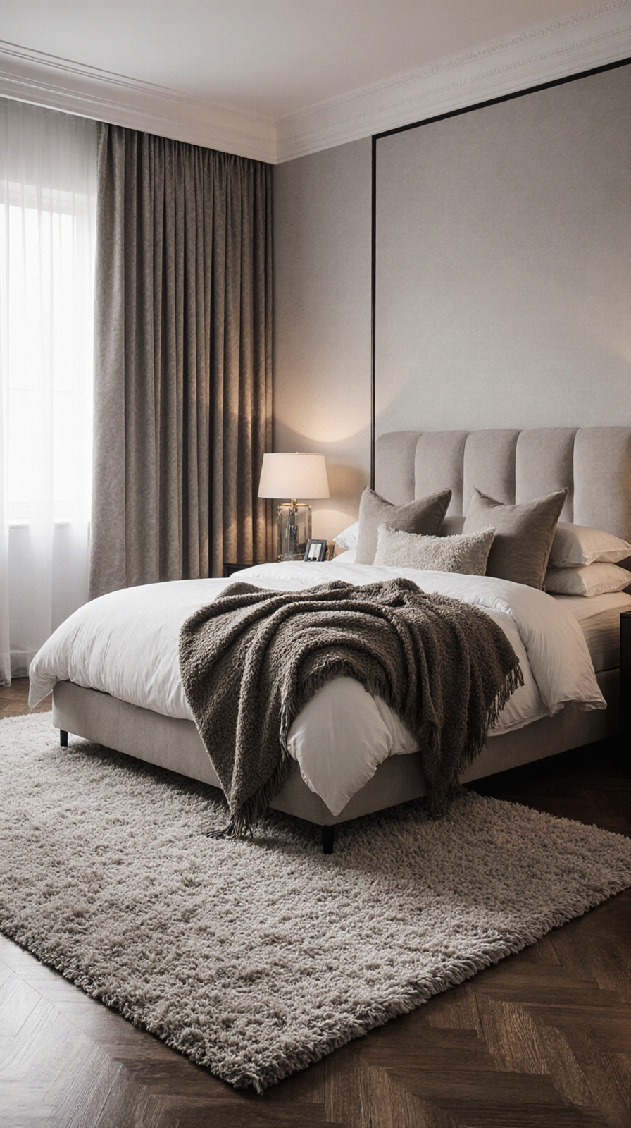 cozy layered textures enhance comfort