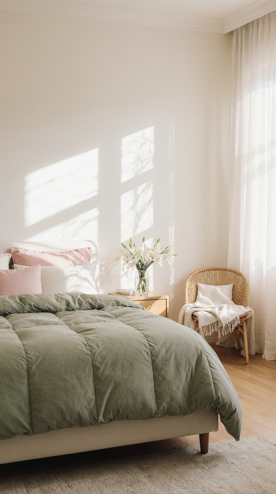 embrace natural bedroom light