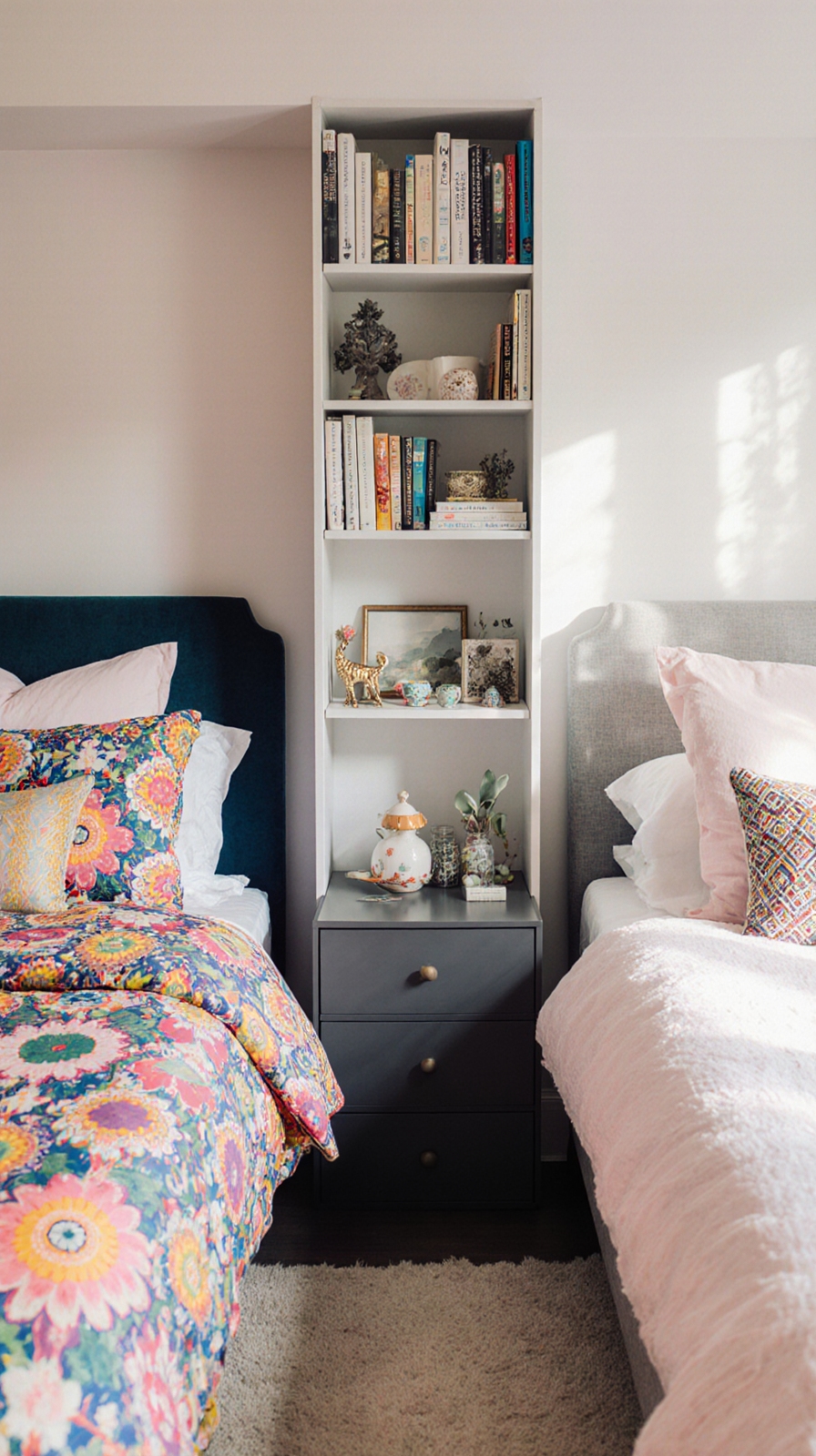 functional shared bedroom dividers