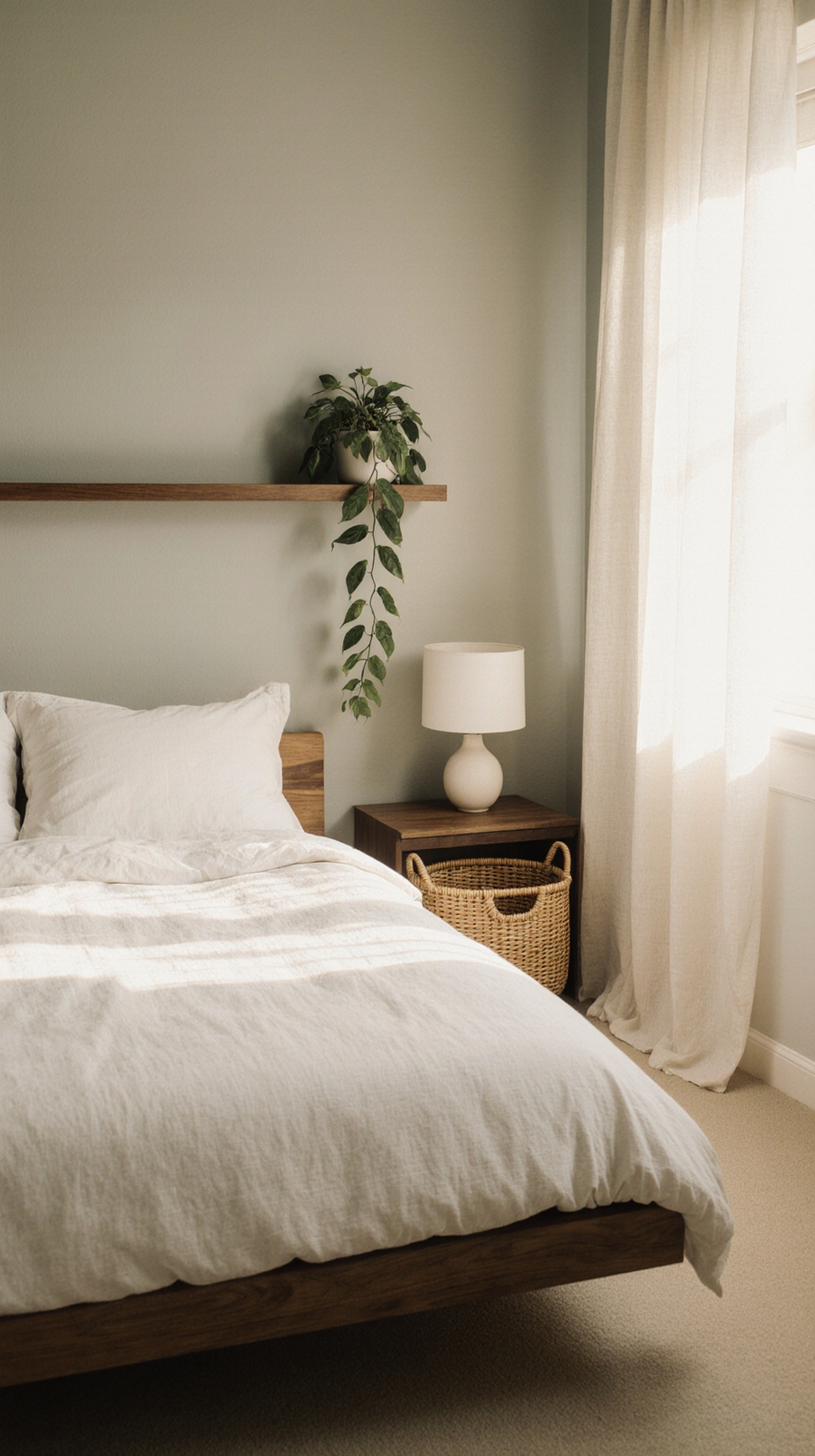 intentional minimalist bedroom design