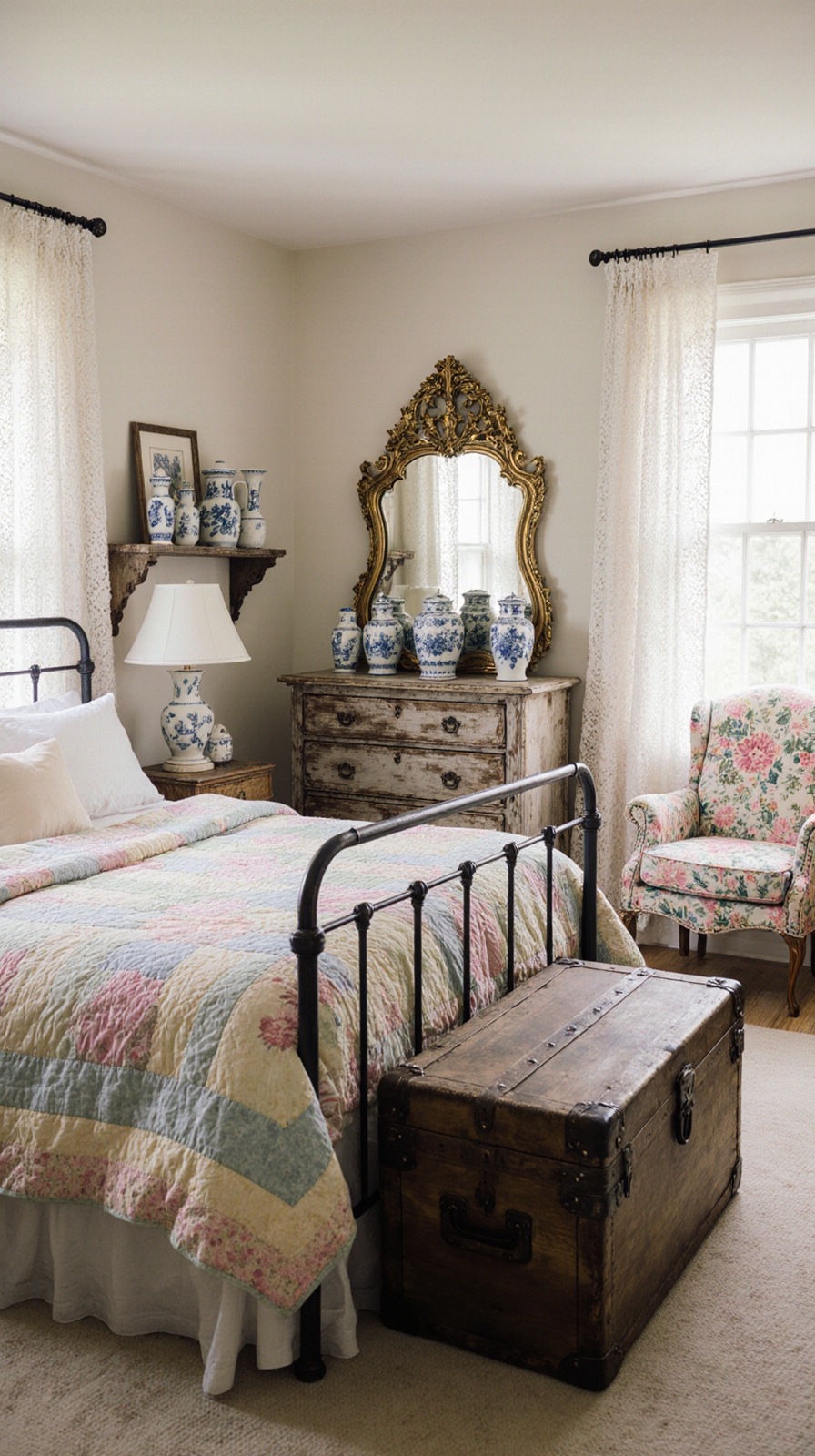 intentional vintage furniture selection