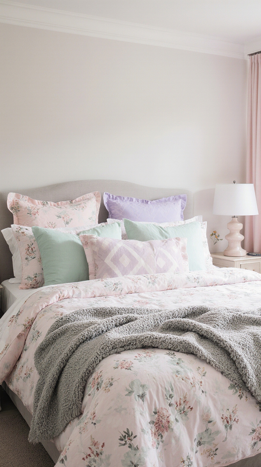pastel bedding for tranquility