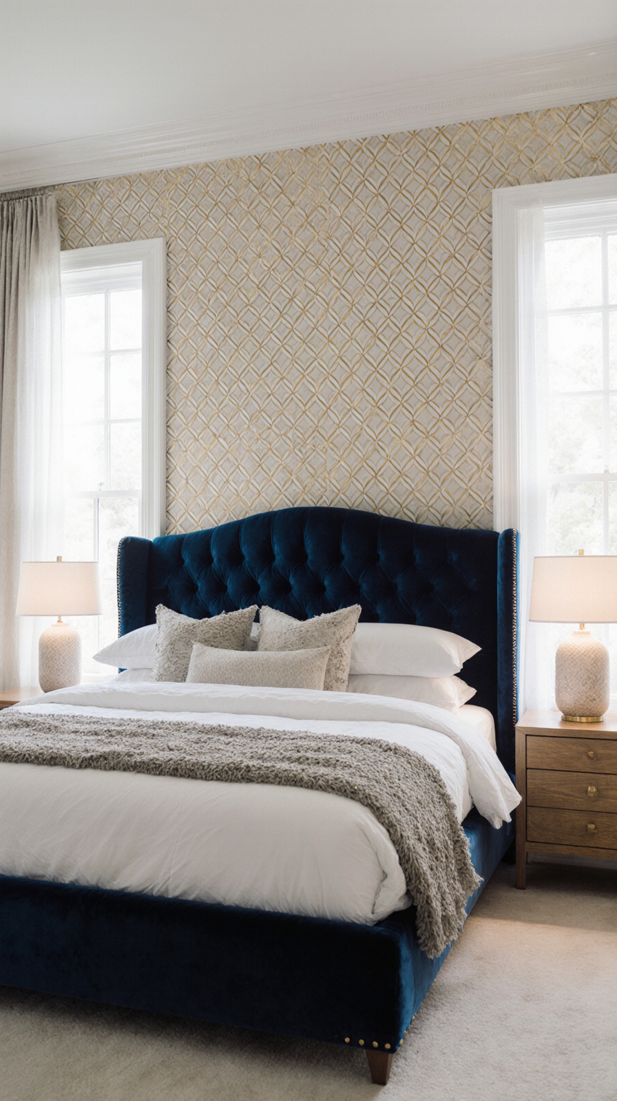 statement headboard or accent wall