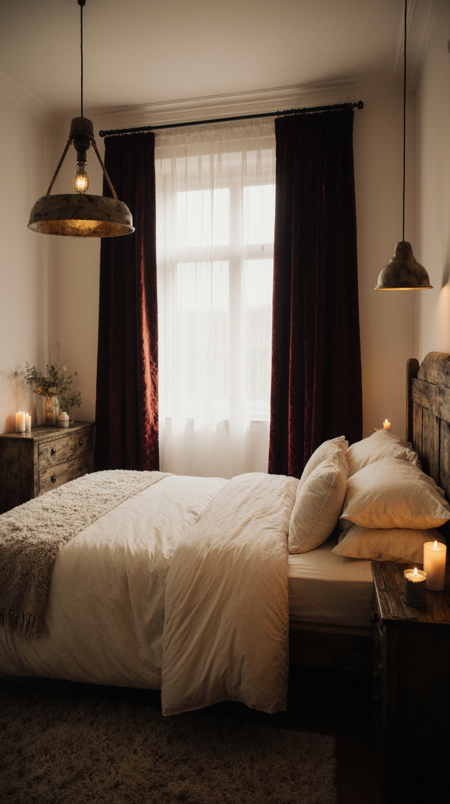 warm dimmable bedroom lighting
