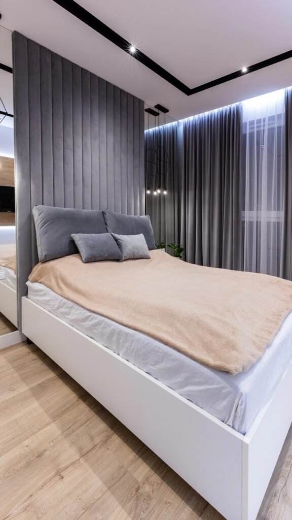 Bed Against the Longest Wall, Everything Else Opposite