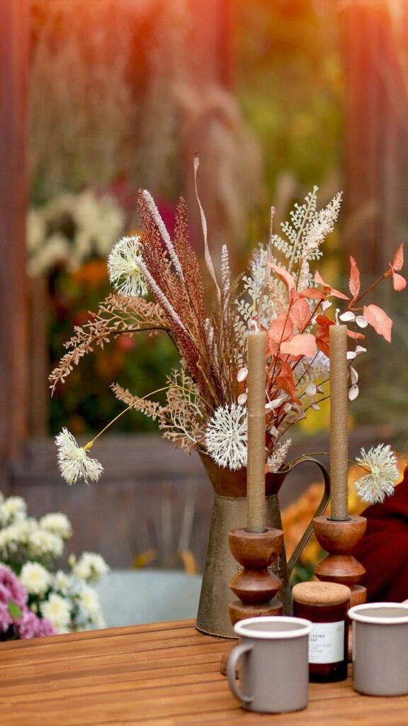The Dried Flower and Cheesecloth Setup