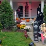 17 Outdoor Ghost Decorations That Actually Look Good (+ How to DIY the Viral Swinging Ghost)