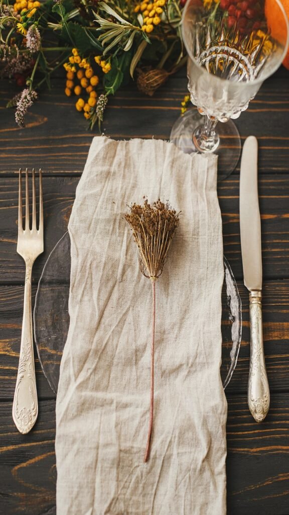 Thanksgiving Table Runner Linen