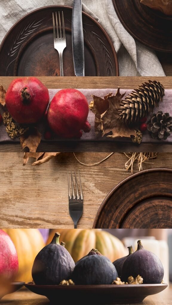 The Burgundy and Pomegranate Table